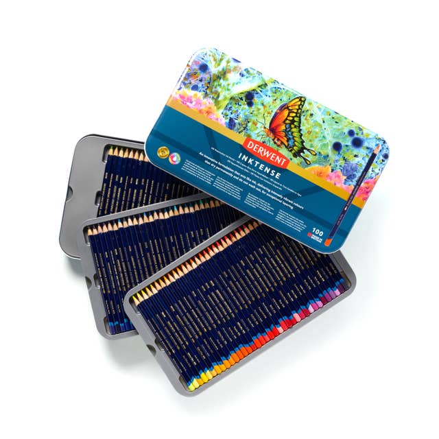 Derwent Inktense Pencil Tin Set of 100