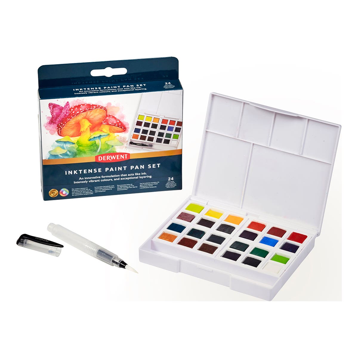 Derwent Inktense Paint Pan Set 24