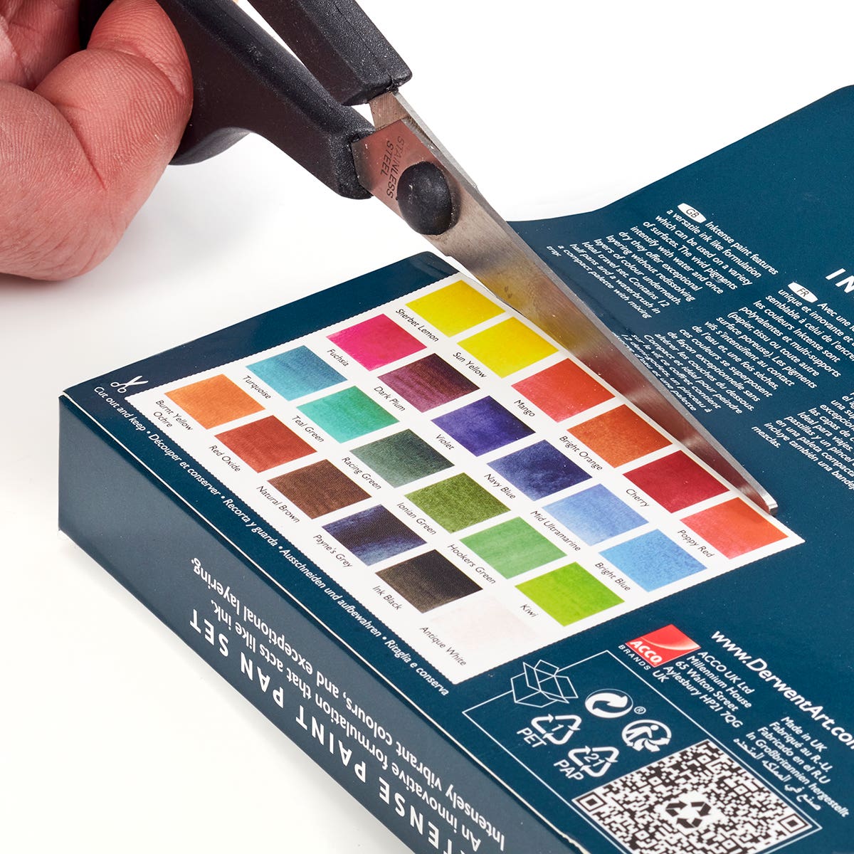 Derwent Inktense Paint Pan Set 24