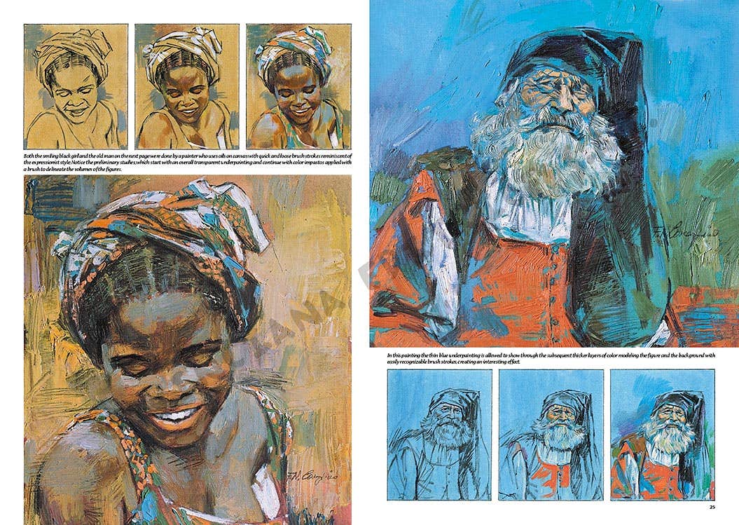 Leonardo Collection: 29 Expressive Faces Book