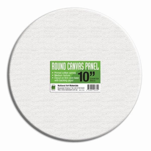 National Art Materials Round Canvas Panels