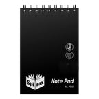 Spirax P560 Polypropylene Cover Notebook Black 112x77mm
