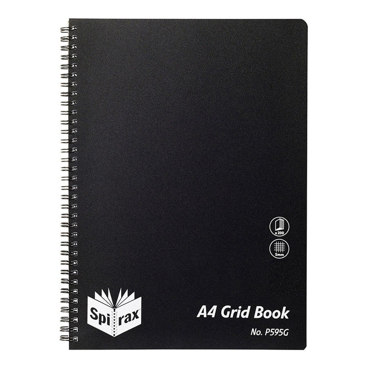 Spirax P595G Grid Book A4
