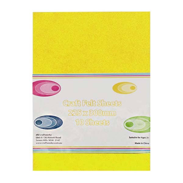 D&L Craftworkz Acrylic Felt Packs