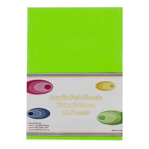 D&L Craftworkz Acrylic Felt Packs