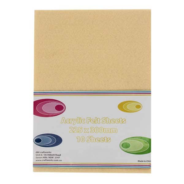 D&L Craftworkz Acrylic Felt Packs
