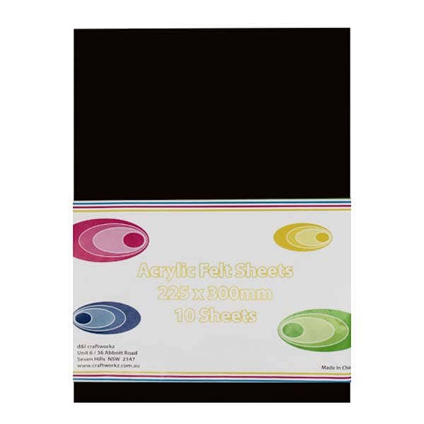 D&L Craftworkz Acrylic Felt Packs
