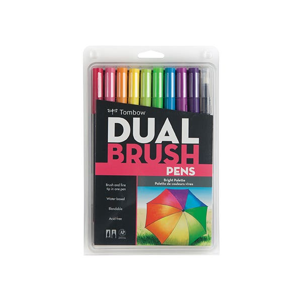 Tombow Dual Brush Pen Sets of 10