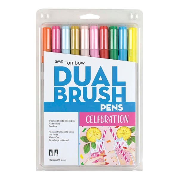 Tombow Dual Brush Pen Sets of 10