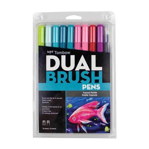 Tombow Dual Brush Pen Sets of 10
