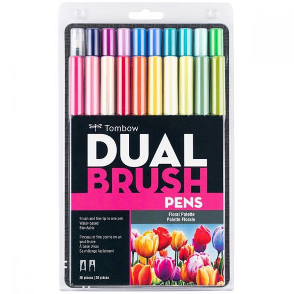 Tombow Dual Brush Pen Sets of 20