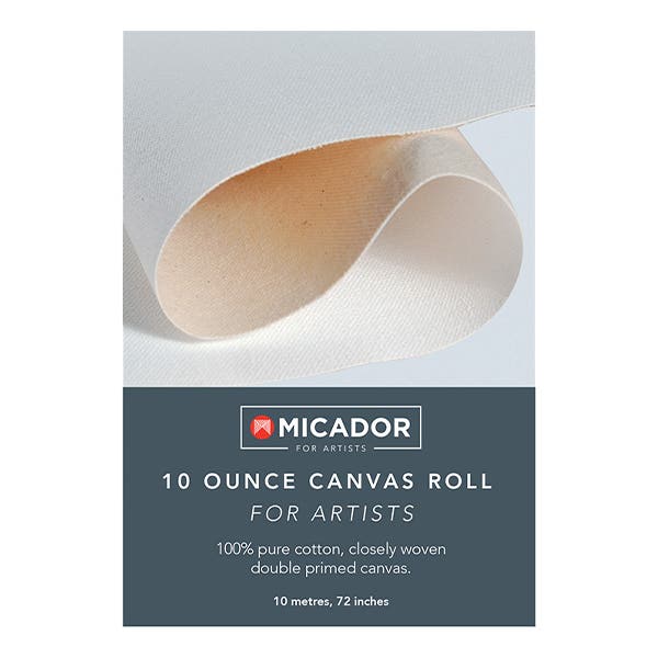 Micador For Artists Canvas on the Roll Primed