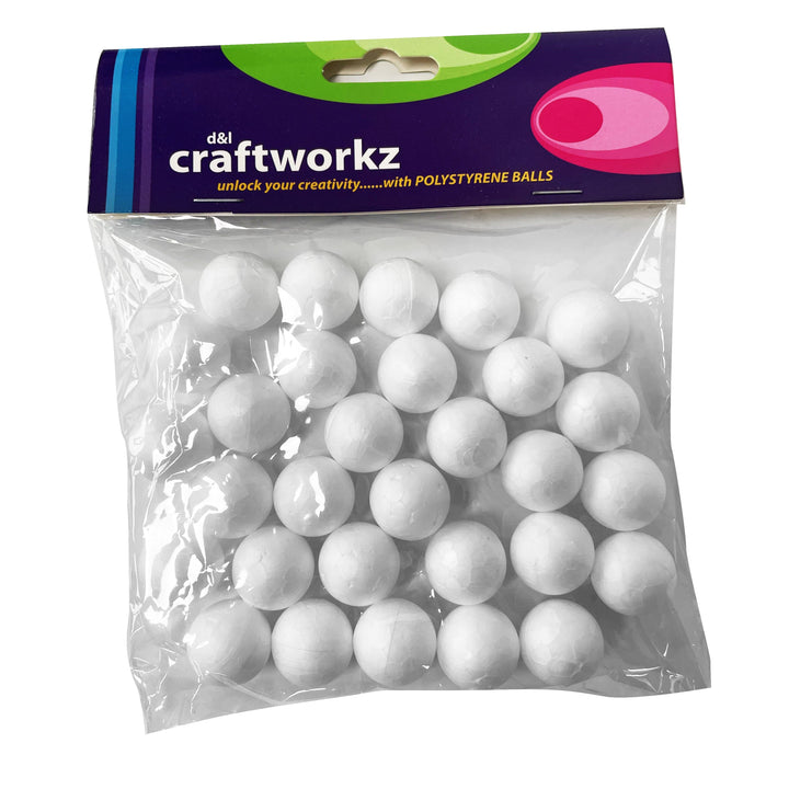 D&L Craftworkz Poly Foam Balls