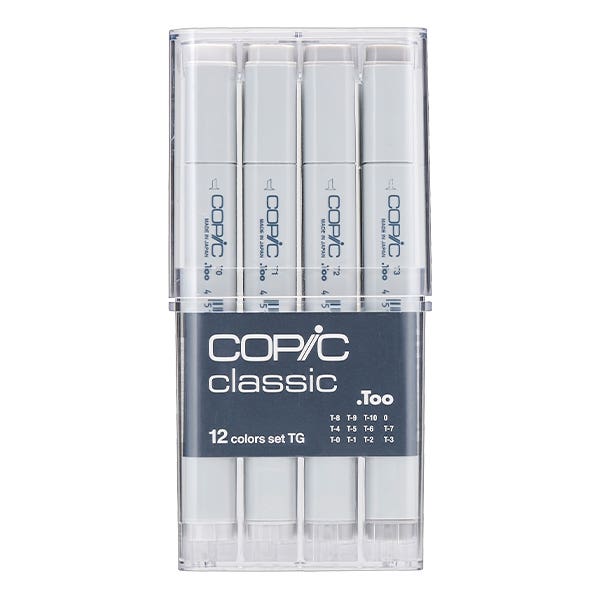 Copic Classic Marker Assorted Grey Sets