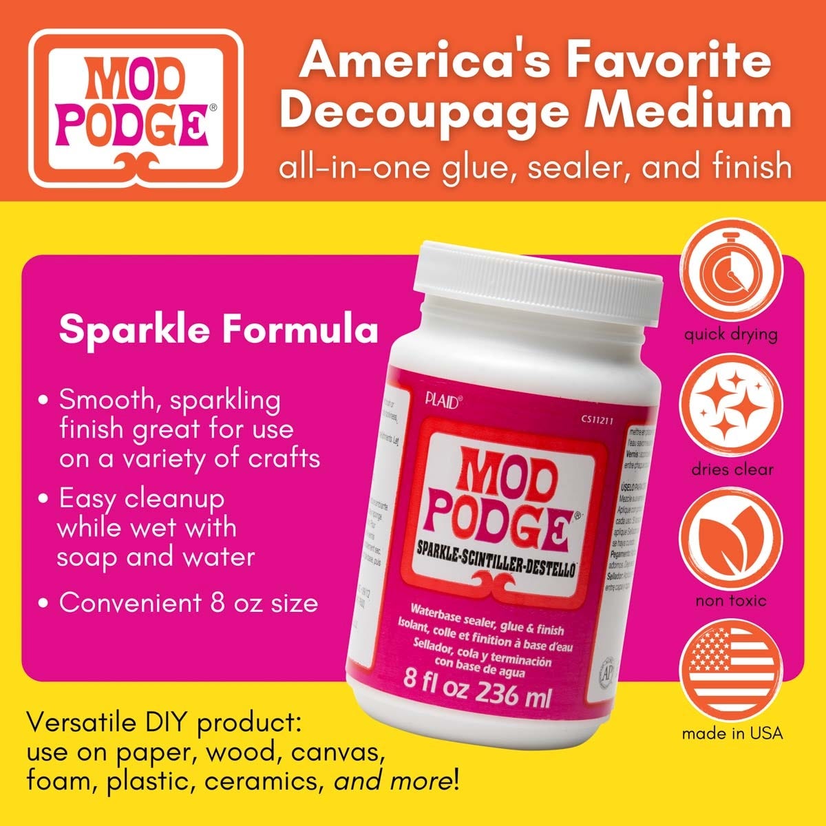 Mod Podge Sparkle Formula