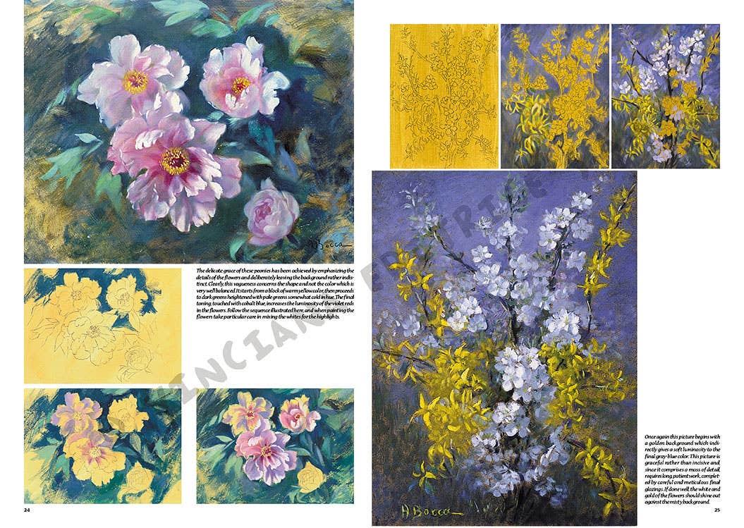 Leonardo Collection: 21 Flowers Books