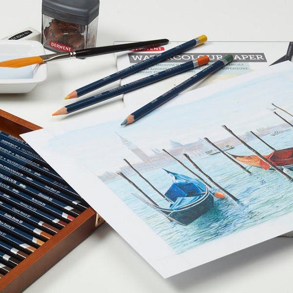 Derwent Watercolour Pencil Wooden Box Set of 72