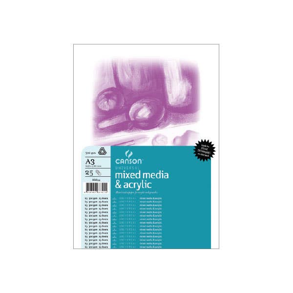 Canson Universal Mixed Media Paper Classroom Pack