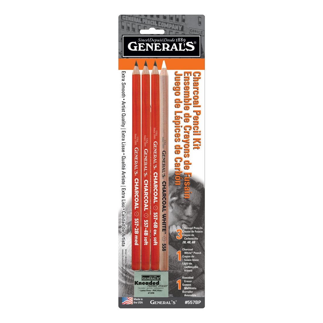 General's Charcoal Pencil Kits