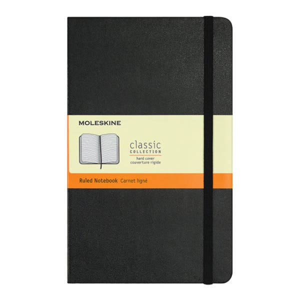 Moleskine Classic Hard Cover Ruled Notebooks
