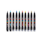 Posca Marker Brush (PCF-350) Set 10