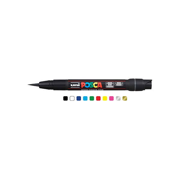 Posca Marker Brush (PCF-350) Set 10