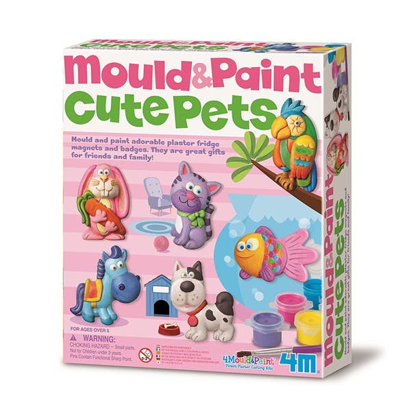4M Mould & Paint Cute Pets Kit