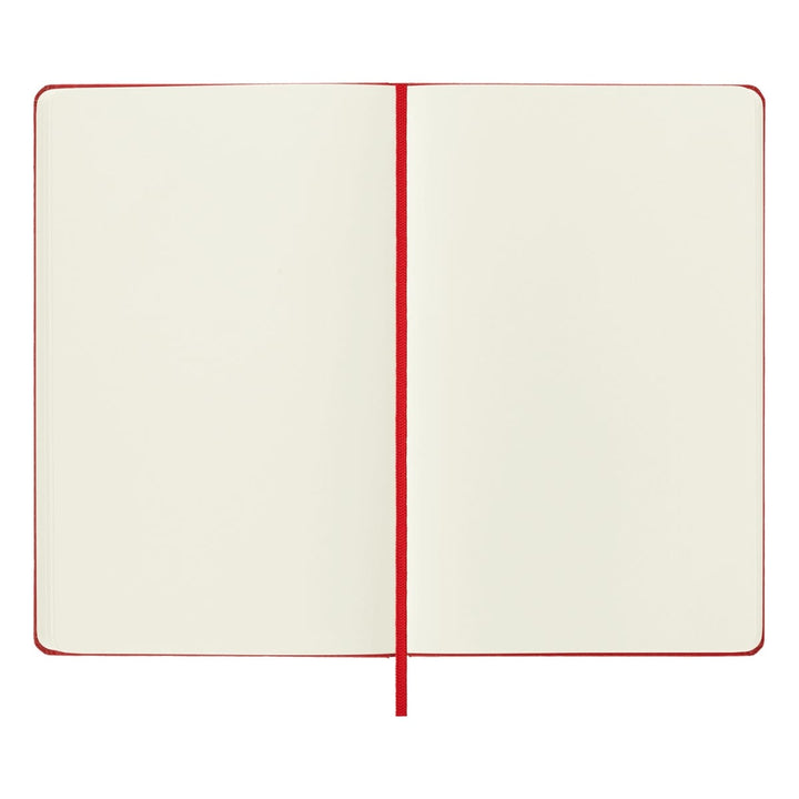 Moleskine Classic Hard Cover Red Plain Notebook
