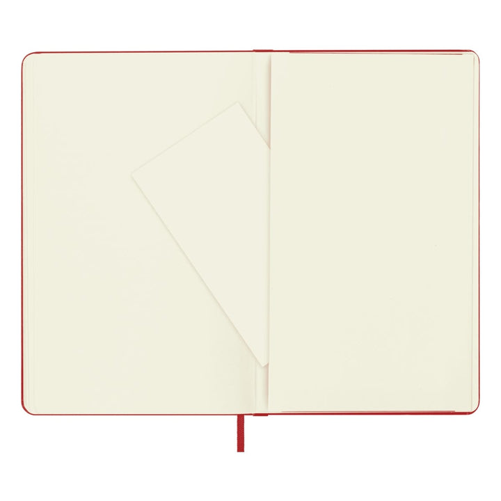 Moleskine Classic Hard Cover Red Plain Notebook