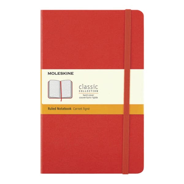 Moleskine Classic Hard Cover Ruled Notebooks