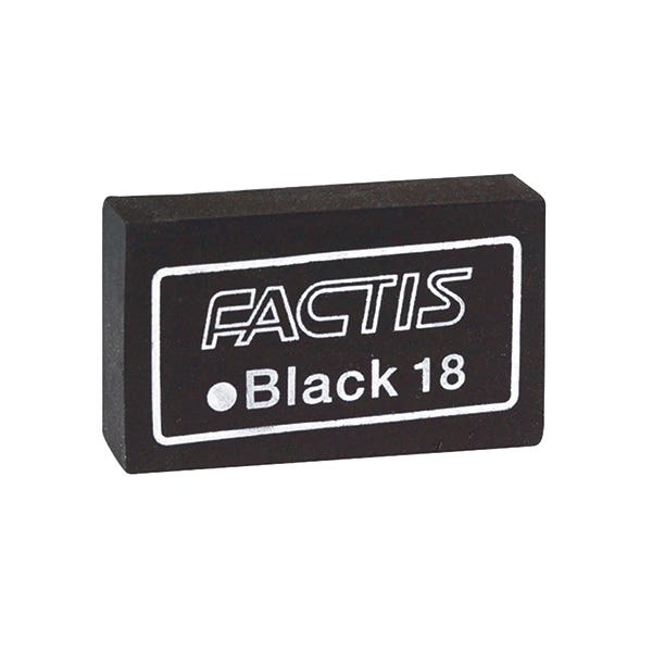 General's Factis Black Erasers