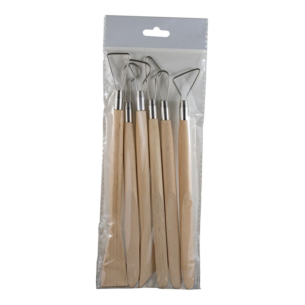DK Doube Ended Ribbon and Pottery Tool Set 6