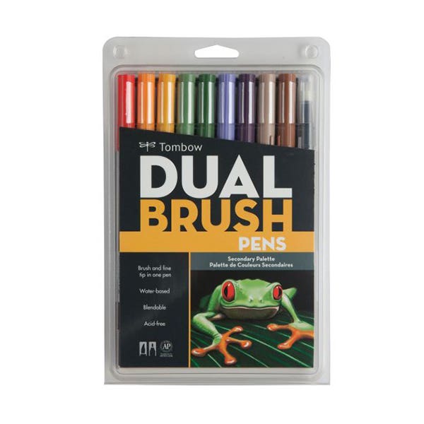 Tombow Dual Brush Pen Sets of 10