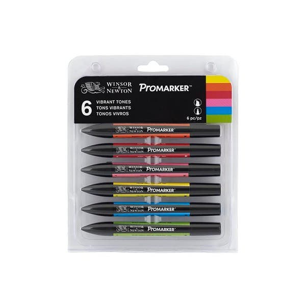 Winsor & Newton ProMarker Sets of 6