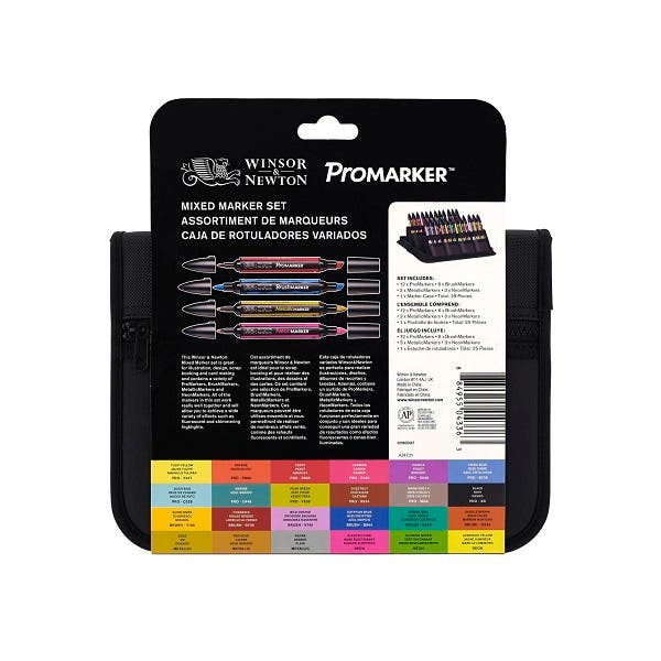 Winsor & Newton Mixed Marker Set