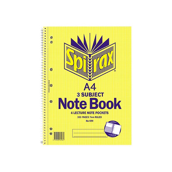 Spirax Subject Book