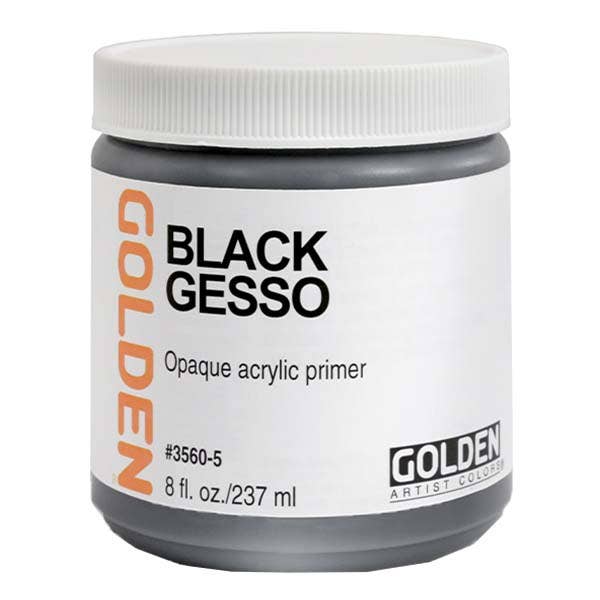 GOLDEN Acrylic Black Gesso