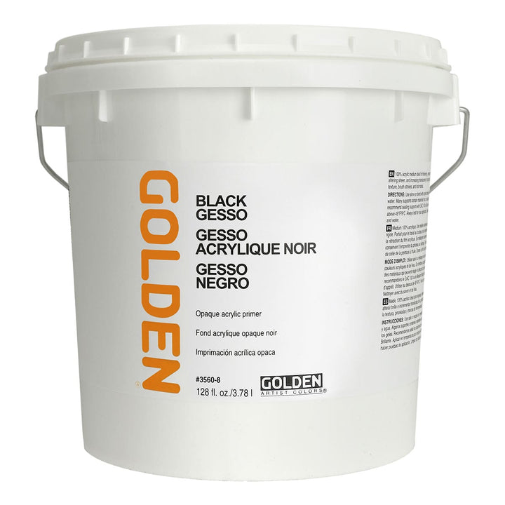 GOLDEN Acrylic Black Gesso