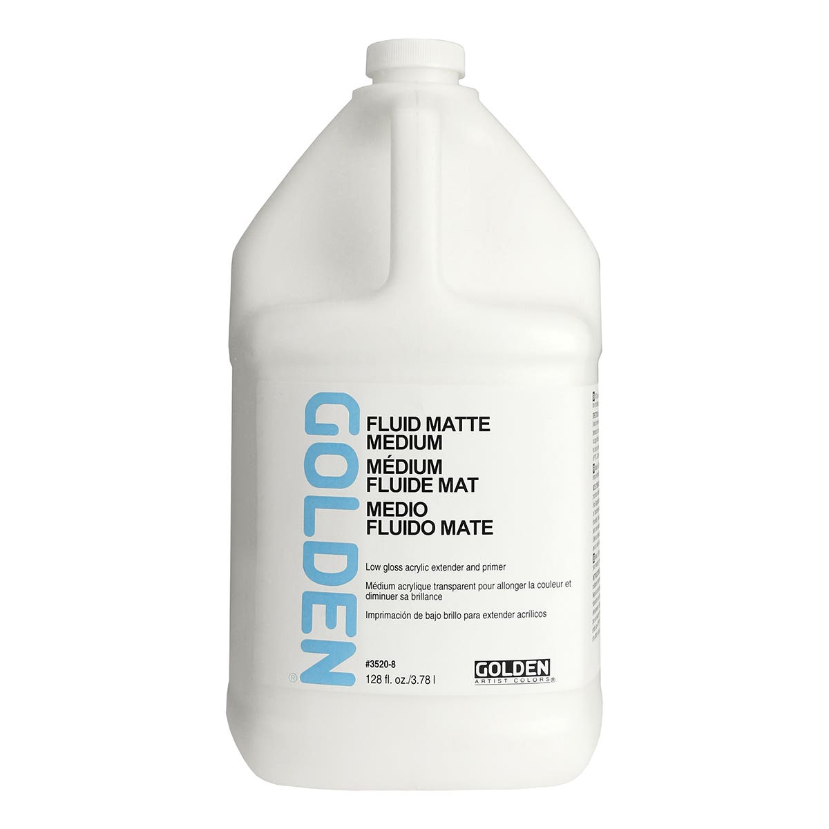 GOLDEN Acrylic Fluid Matte Medium 3.78L