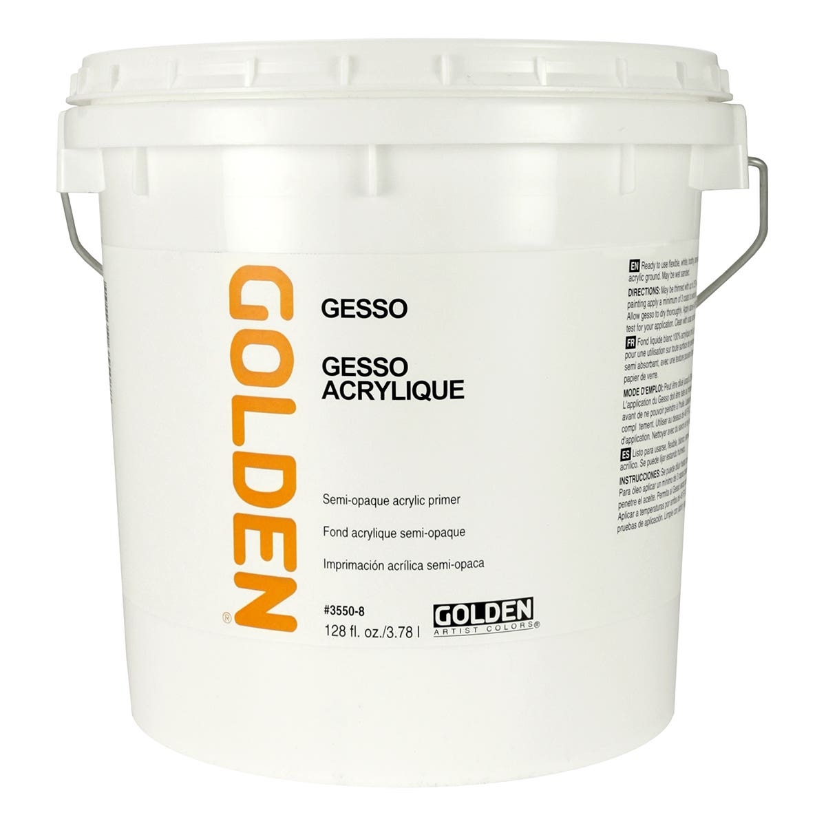 GOLDEN Acrylic Gesso Bright White
