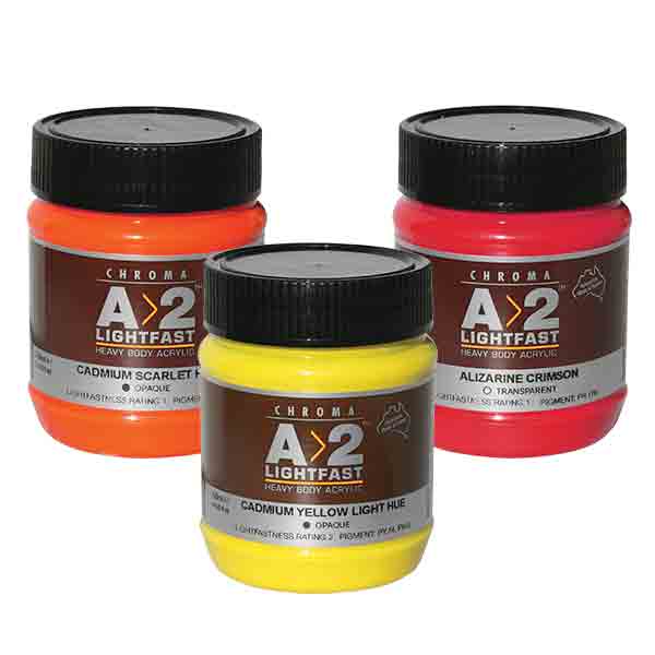 A>2 Art Students Acrylic Paints 250ml