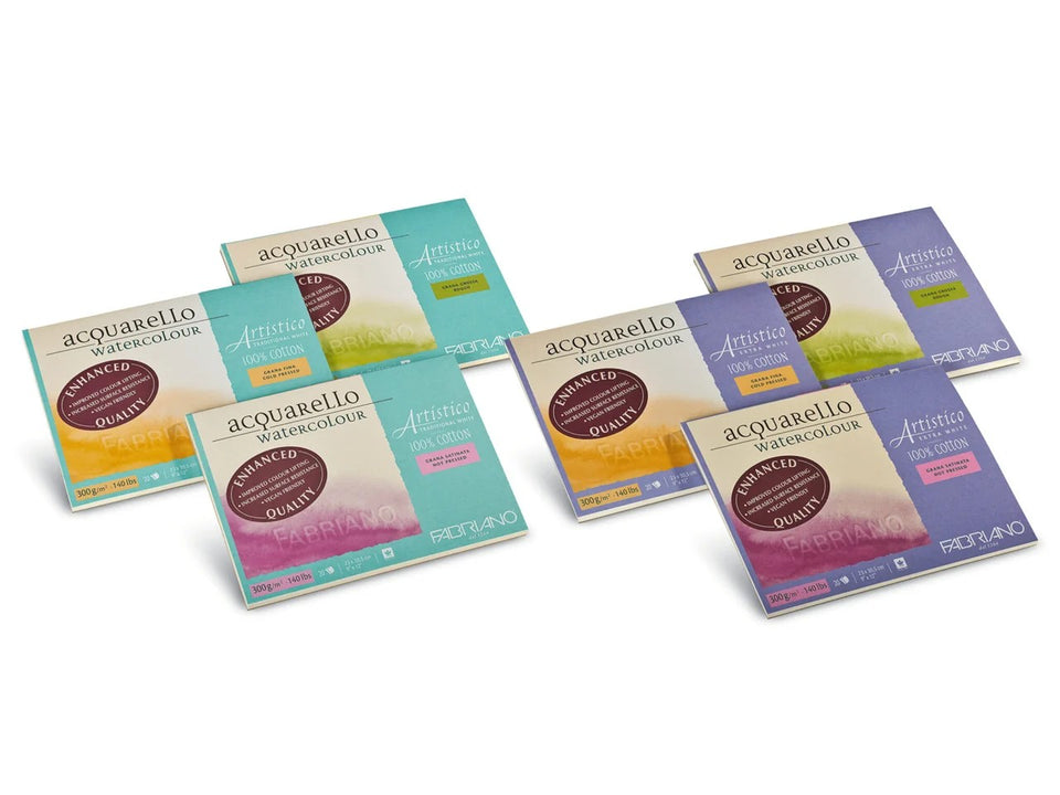 Fabriano Artistico Enhanced Watercolour Blocks
