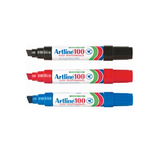 Artline 100 Maxi Chisel Permanent Markers
