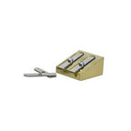 Bruynzeel Design Brass Double Hole Sharpener