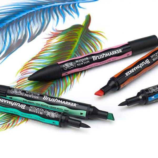 Winsor & Newton BrushMarker Sets of 6