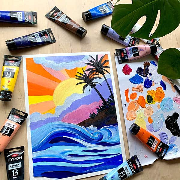 Byron Acrylic Paints 75ml