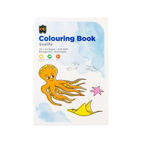 EC Colouring Book Sea Life