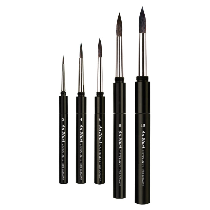 Da Vinci Casaneo 1593 Travel Pocket Synthetic Round Brushes