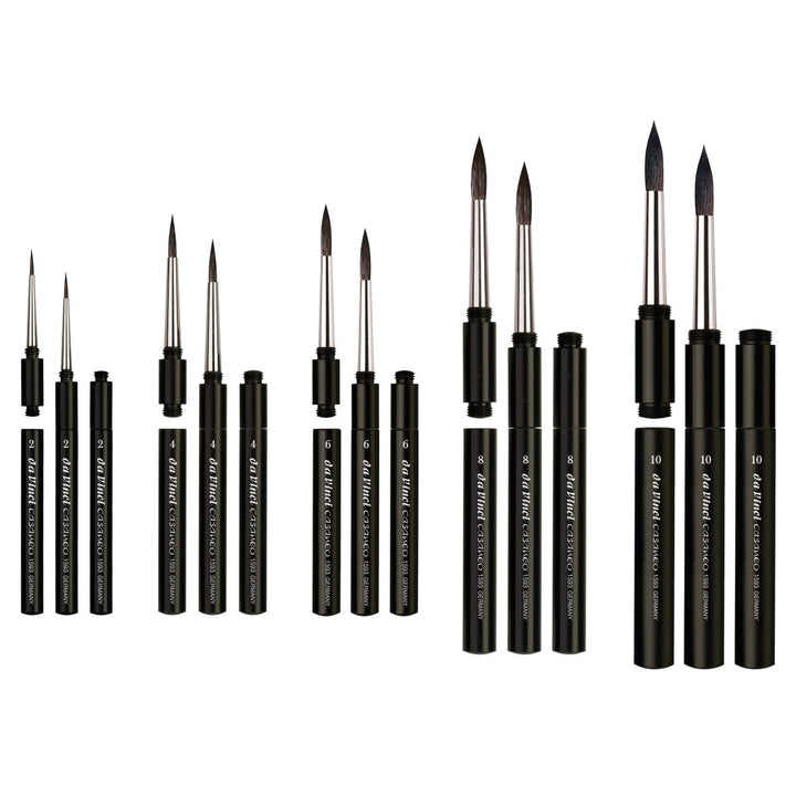 Da Vinci Casaneo 1593 Travel Pocket Synthetic Round Brushes
