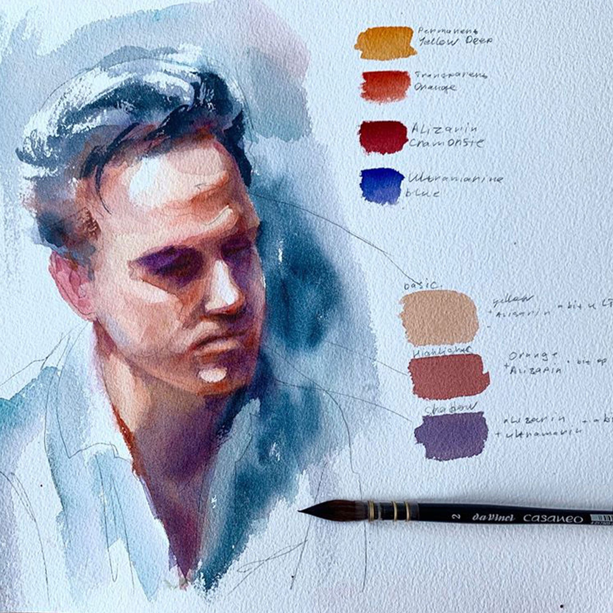 Da Vinci Casaneo 498 Synthetic Wash Brushes